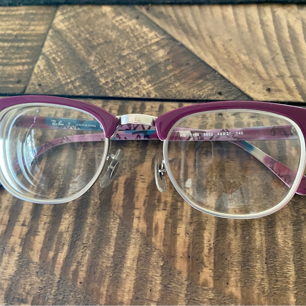 Like NEW authentic Ray ban clubmaster club master doodle edition